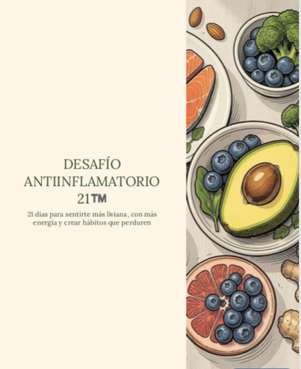 Ebook Desafío Antiinflamatorio 21™ + Bonos
